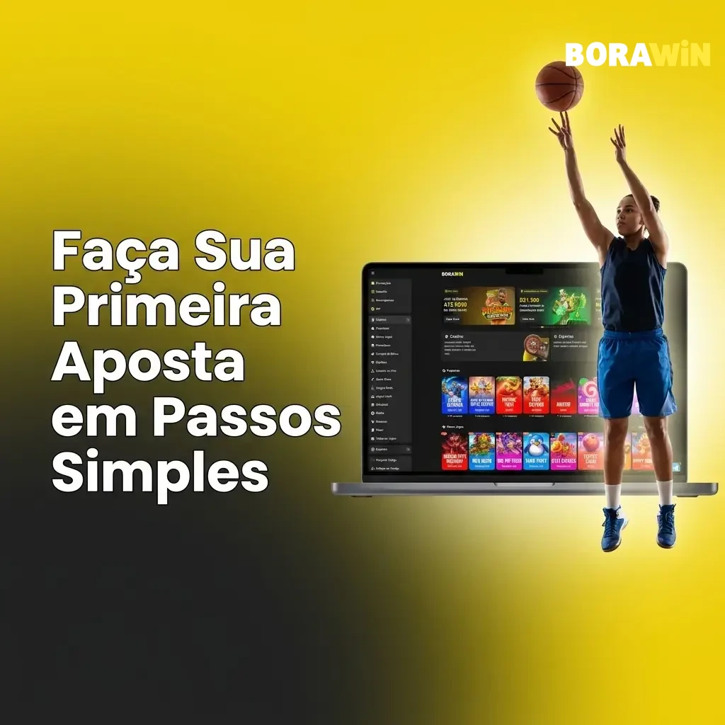 Guia passo a passo para fazer sua primeira aposta na BoraWin com cadastro e depósito via Pix.