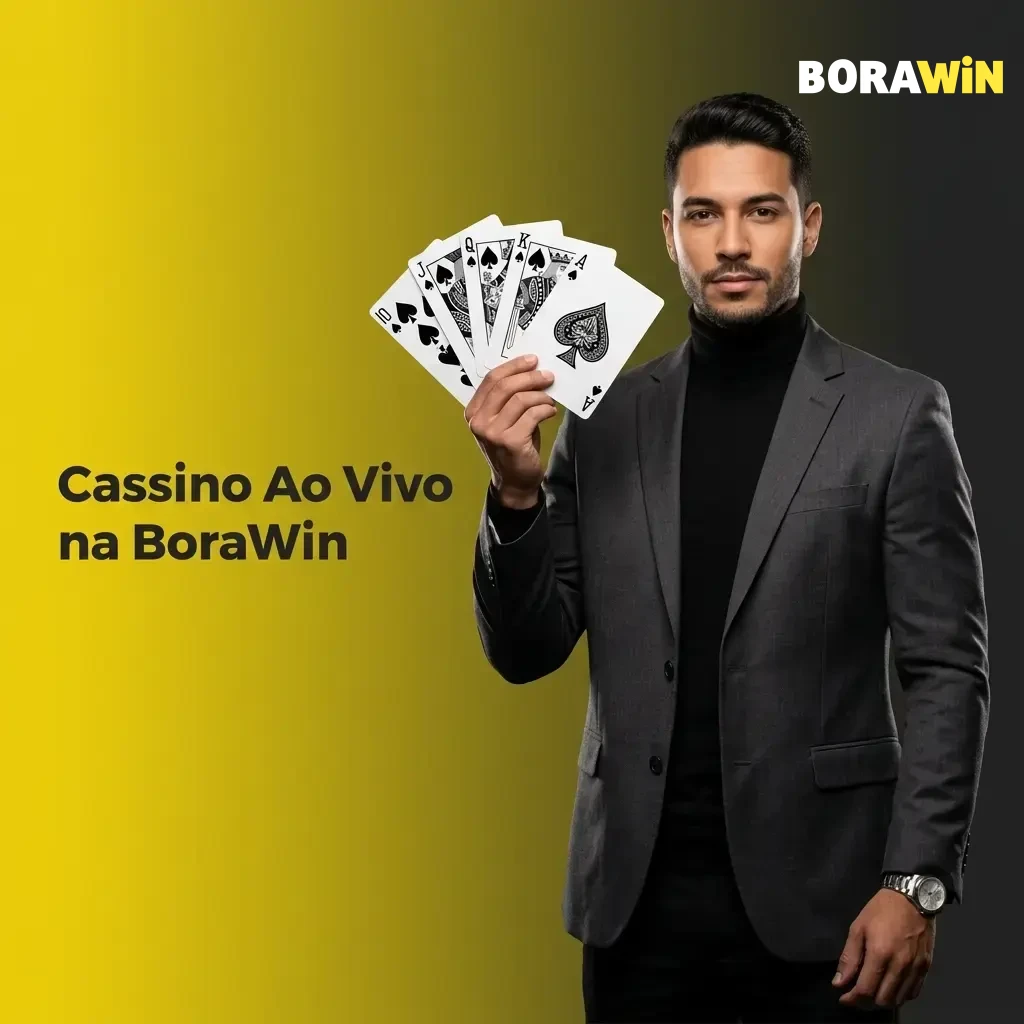 Cassino ao vivo BoraWin com dealers reais, blackjack, roleta, bacará e game shows em tempo real.