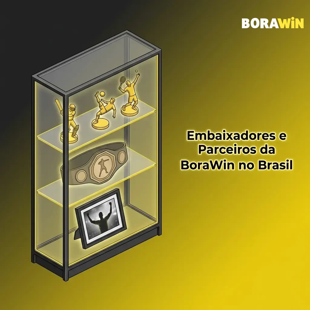 Embaixadores e parceiros oficiais da BoraWin no Brasil para apostas e entretenimento.