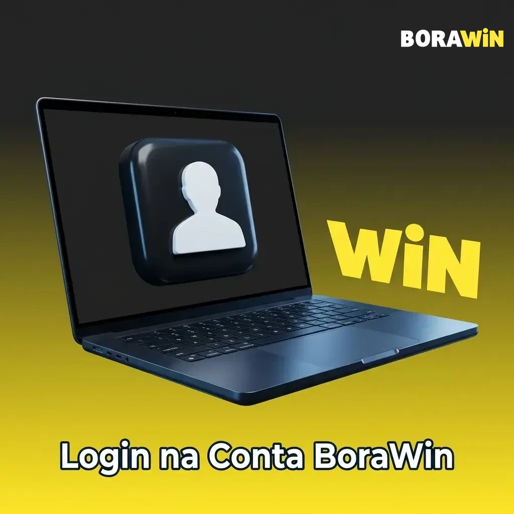 Tela de login da BoraWin com campos de e-mail e senha para acesso rápido à conta do usuário.