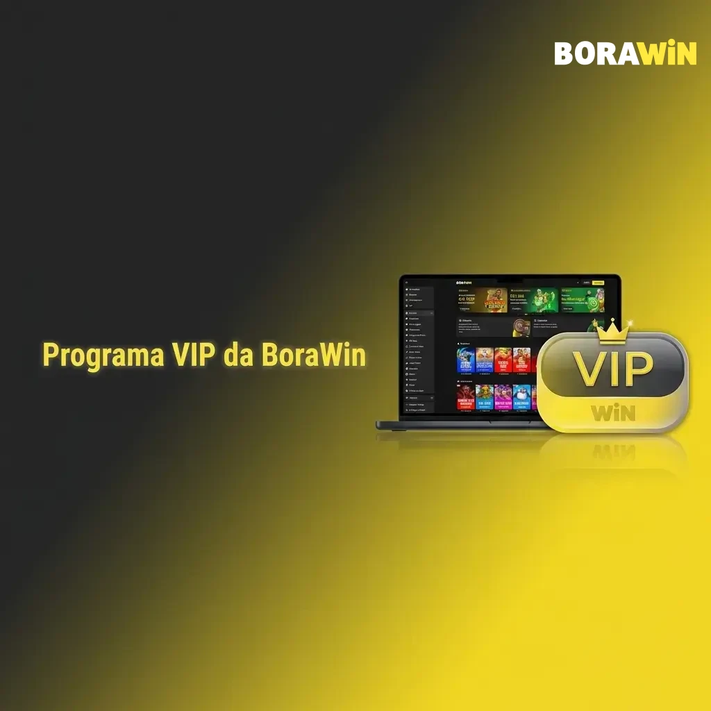 Programa VIP da BoraWin com níveis progressivos, pontos, cashback e benefícios exclusivos para jogadores fiéis.